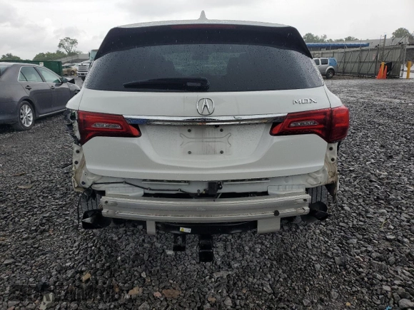 2020 Acura MDX with VIN 5J8YD3H37LL012755, listed as a Copart auction lot 56827235 with 42,162 mi miles and Salvage title. Bid and sale history available at DreamBid. Image 6.