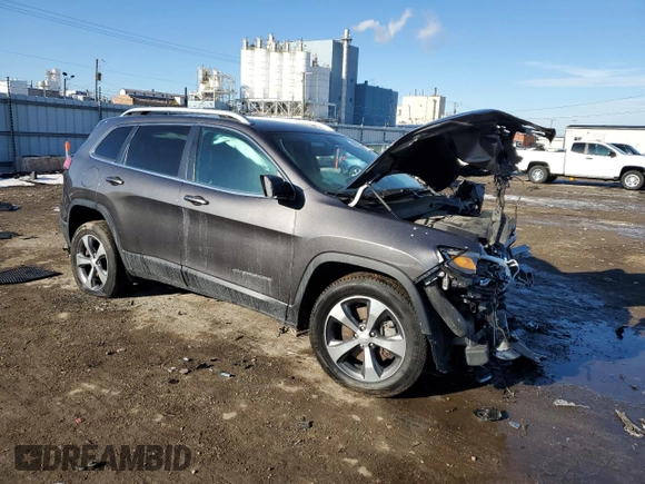 2020 Jeep Cherokee High Altitude with VIN 1C4PJMDX8LD502178, listed as a Copart auction lot 88823175 with Not provided miles and Salvage title. Bid and sale history available at DreamBid. Image 4.