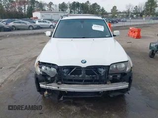 2005 BMW X3 3.0i with VIN WBXPA934X5WD13064, listed as a IAAI auction lot 41920713 with 283,592 mi miles. Bid and sale history available at carsss.com. Image 12.