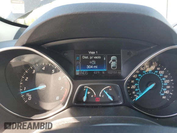2013 Ford Escape SEL with VIN 1FMCU9H98DUA08981, listed as a Copart auction lot 54192445 with 102,151 mi miles and Salvage Title. Bid and sale history available at DreamBid. Image 9.