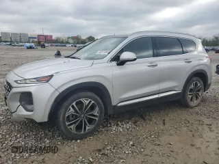 2019 Hyundai Santa Fe Limited z VIN 5NMS5CAA6KH101453, wystawiony jako Copart lot #55312095 z przebiegiem 128 842 mil mil oraz Szkoda całkowita • Salvage title. Historia ofert i sprzedaży dostępna na DreamBid. Obrazek 1.