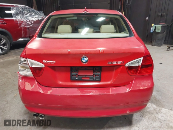 2006 BMW 3 Series 325i with VIN WBAVB13536KX46952, listed as a IAAI auction lot 41631283 with 202,504 mi miles and . Bid and sale history available at DreamBid. Image 16.