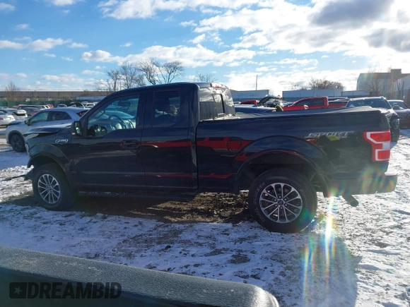 2020 Ford F-150 XL with VIN 1FTEX1EP8LFC19769, listed as a IAAI auction lot 41275336 with 61,898 mi miles. Bid and sale history available at carsss.com. Image 13.