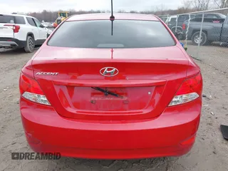2013 Hyundai Accent GLS with VIN KMHCU4AE7DU461600, listed as a IAAI auction lot 42019159 with 53,452 mi miles. Bid and sale history available at carsss.com. Image 16.