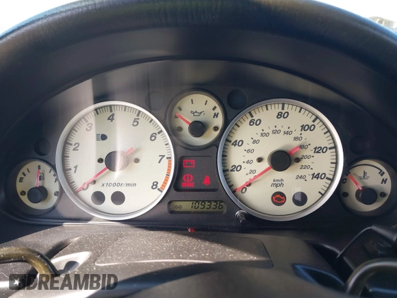 2003 Mazda MX-5 Miata Cloth with VIN JM1NB353730302782, listed as a IAAI auction lot 41751970 with 109,336 mi miles and . Bid and sale history available at DreamBid. Image 7.