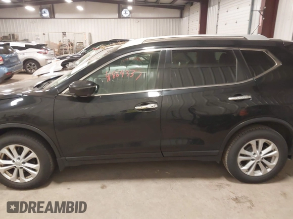 2016 Nissan Rogue SV with VIN 5N1AT2MV3GC876787, listed as a IAAI auction lot 41869337 with 189,375 mi miles. Bid and sale history available at carsss.com. Image 14.