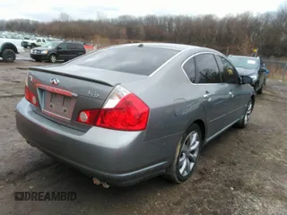 2007 Infiniti M45 Sport with VIN JNKBY01E17M400338, listed as a IAAI auction lot 35650951 with 157,757 mi miles. Bid and sale history available at carsss.com. Image 4.