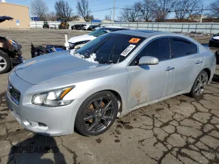2013 Nissan Maxima S with VIN 1N4AA5AP9DC805421, listed as a Copart auction lot 45802715 with 151,877 mi miles and Salvage title. Bid and sale history available at DreamBid. Image 1.