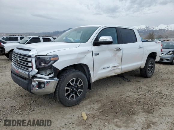 2021 Toyota Tundra Limited z VIN 5TFHY5F12MX993376, wystawiony jako Copart lot #51164105 z przebiegiem 32 931 mil mil oraz Szkoda całkowita • Salvage title. Historia ofert i sprzedaży dostępna na DreamBid. Obrazek 1.