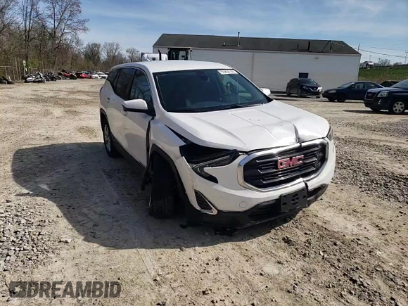 2020 GMC Terrain SLE with VIN 3GKALTEV5LL133155, listed as a Copart auction lot 53866145 with 75,168 mi miles and Salvage Title. Bid and sale history available at DreamBid. Image 14.