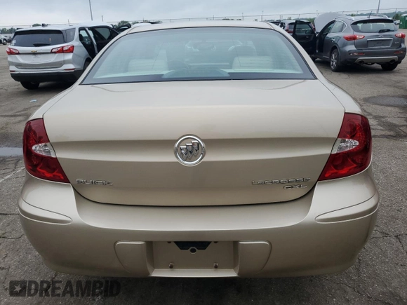 2005 Buick LaCrosse CXL z VIN 2G4WD532451229099, wystawiony jako Copart lot #57656155 z przebiegiem 134 246 mil mil oraz Szkody całkowita. Historia ofert i sprzedaży dostępna na DreamBid. Obrazek 6.