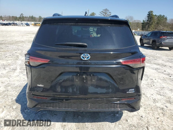 2021 Toyota Sienna XSE with VIN 5TDXRKEC1MS044966, listed as a Copart auction lot 48853605 with 41,720 mi miles and Salvage Title. Bid and sale history available at DreamBid. Image 6.