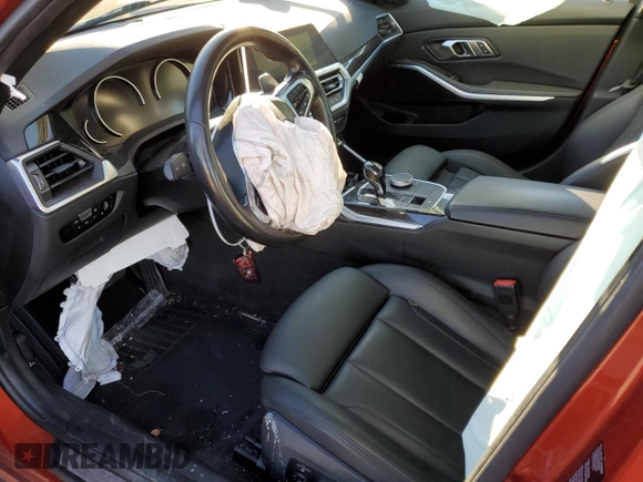 2020 BMW 3 Series 330i xDrive with VIN WBA5R7C0XLFH66853, listed as a Copart auction lot 68100822 with 19,005 mi miles and . Bid and sale history available at DreamBid. Image 7.