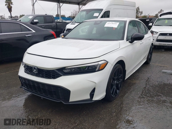 2025 Honda Civic Sport with VIN 2HGFE2F50SH516112, listed as a IAAI auction lot 41578183 with 8,138 mi miles and . Bid and sale history available at DreamBid. Image 17.