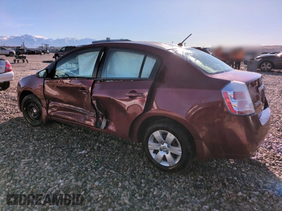 2007 Nissan Sentra 2.0 with VIN 3N1AB61E97L647105, listed as a Copart auction lot 86858264 with 149,695 mi miles and Salvage Title. Bid and sale history available at DreamBid. Image 2.