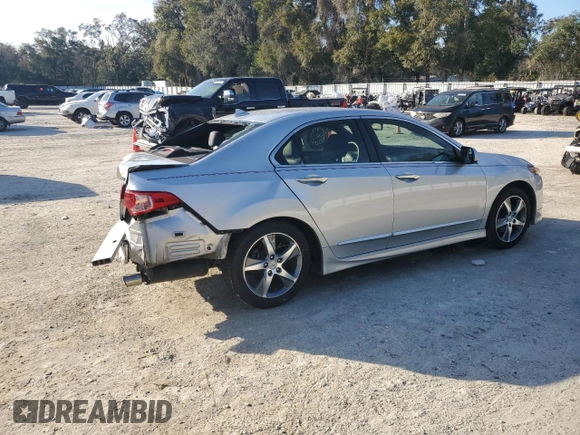 2012 Acura TSX Special Edition with VIN JH4CU2E8XCC025372, listed as a Copart auction lot 44039215 with 96,111 mi miles and Salvage title. Bid and sale history available at DreamBid. Image 3.