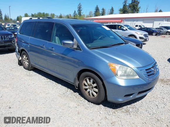 2008 Honda Odyssey EX-L with VIN 5FNRL38738B016711, listed as a IAAI auction lot 42181272 with 219,203 mi miles and . Bid and sale history available at carsss.com. Image 1.