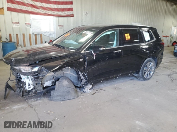 2023 Cadillac XT6 AWD Premium Luxury z VIN 1GYKPDRS1PZ133978, wystawiony jako Copart lot #88332395 z przebiegiem Nie podano mil oraz Szkoda całkowita • Salvage title. Historia ofert i sprzedaży dostępna na DreamBid. Obrazek 1.