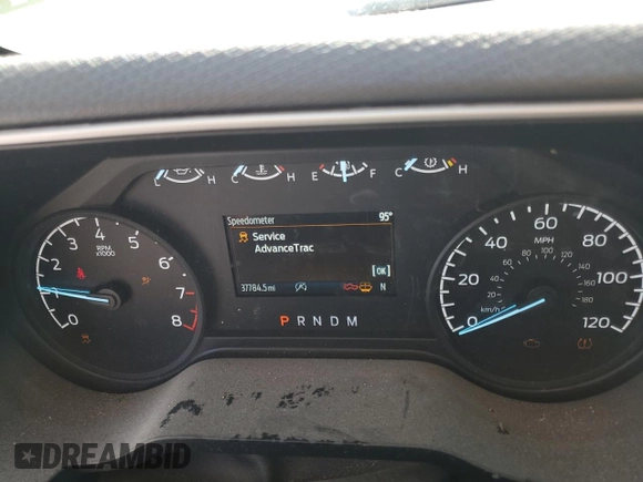 2023 Ford F-150 XL with VIN 1FTMF1CB8PKE61500, listed as a Copart auction lot 58465285 with 37,784 mi miles and Non repairable. Bid and sale history available at DreamBid. Image 9.