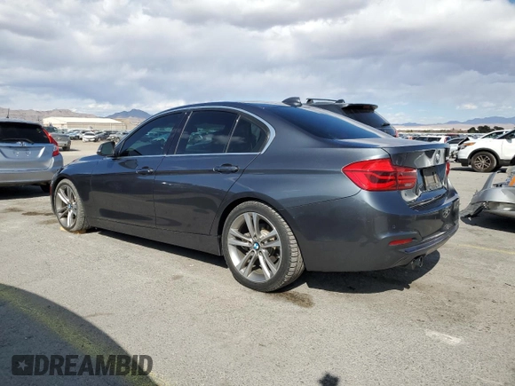 2017 BMW 3 Series 330i with VIN WBA8B9G37HNU56803, listed as a Copart auction lot 50347845 with 86,110 mi miles and Salvage Title. Bid and sale history available at carsss.com. Image 2.
