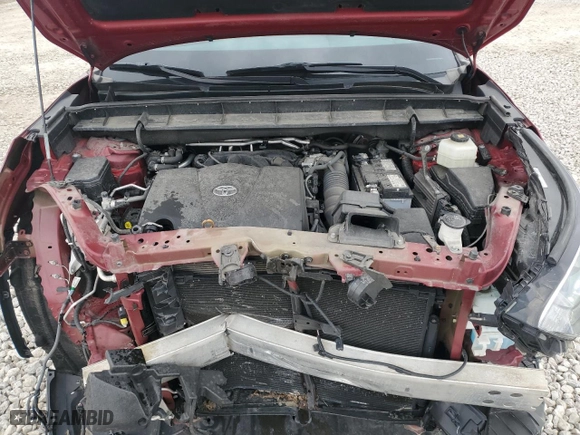 2021 Toyota Highlander XLE with VIN 5TDHZRAHXMS050456, listed as a Copart auction lot 49371975 with 54,925 mi miles and Salvage Title. Bid and sale history available at carsss.com. Image 14.