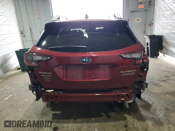 2023 Subaru Outback Touring XT with VIN 4S4BTGPD0P3158571, listed as a Copart auction lot 52490705 with 19,285 mi miles and Salvage title. Bid and sale history available at DreamBid. Image 6.