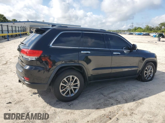 2015 Jeep Grand Cherokee Limited with VIN 1C4RJFBG0FC651055, listed as a Copart auction lot 51355835 with 123,374 mi miles and Salvage Title. Bid and sale history available at carsss.com. Image 3.