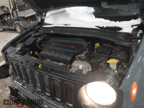 2017 Jeep Renegade Trailhawk z VIN ZACCJBCB4HPE86966, wystawiony jako IAAI lot #41502978 z przebiegiem 144 723 mil mil oraz . Historia ofert i sprzedaży dostępna na DreamBid. Obrazek 10.