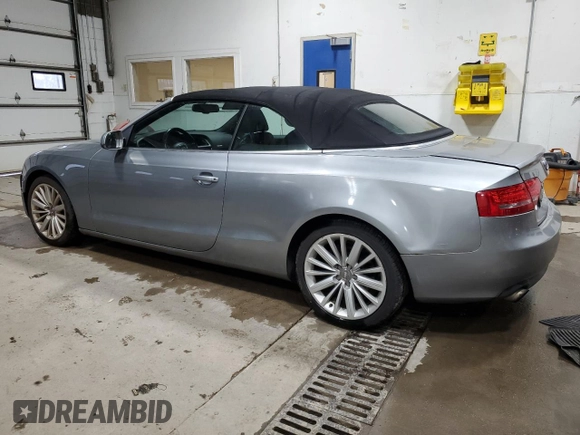 2010 Audi A5 Premium Plus with VIN WAULFAFH8AN007536, listed as a Copart auction lot 78425804 with 167,212 mi miles and Salvage Title. Bid and sale history available at carsss.com. Image 2.