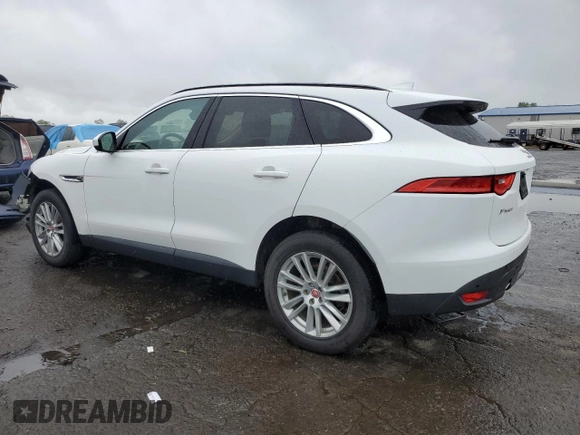 2019 Jaguar F-Pace 25t Prestige with VIN SADCK2FX9KA601576, listed as a Copart auction lot 56191025 with 41,632 mi miles and Salvage title. Bid and sale history available at DreamBid. Image 2.