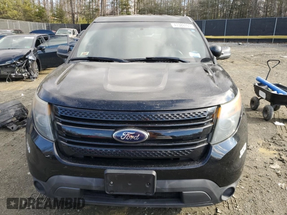 2013 Ford Utility Police Interceptor with VIN 1FM5K8ARXDGC40872, listed as a Copart auction lot 47389765 with 156,083 mi miles and Salvage Title. Bid and sale history available at carsss.com. Image 5.