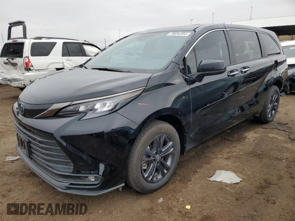 2024 Toyota Sienna LE with VIN 5TDCSKFC6RS110338, listed as a Copart auction lot 78694384 with 12,770 mi miles and Salvage Title. Bid and sale history available at carsss.com. Image 1.