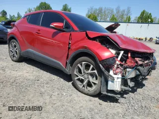 2021 Toyota C-HR LE with VIN JTNKHMBX1M1104530, listed as a Copart auction lot 55358775 with 53,112 mi miles and Salvage Title. Bid and sale history available at carsss.com. Image 4.