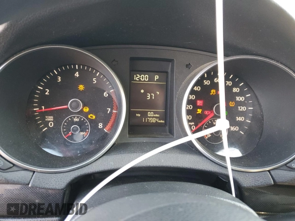2010 Volkswagen Jetta SportWagen S with VIN 3VWKX7AJ6AM660172, listed as a Copart auction lot 82675194 with 117,984 mi miles and Salvage Title. Bid and sale history available at carsss.com. Image 9.