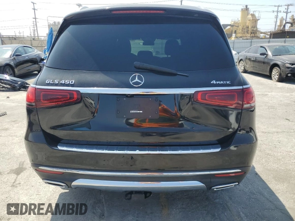 2022 Mercedes-Benz GLS 450 with VIN 4JGFF5KE4NA684739, listed as a Copart auction lot 63518295 with Not provided miles and Salvage title. Bid and sale history available at DreamBid. Image 6.