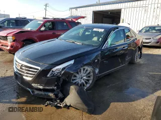 2018 Cadillac CT6 AWD z VIN 1G6KB5RS3JU144191, wystawiony jako Copart lot #77696174 z przebiegiem Nie podano mil oraz Szkoda całkowita • Salvage title. Historia ofert i sprzedaży dostępna na DreamBid. Obrazek 1.