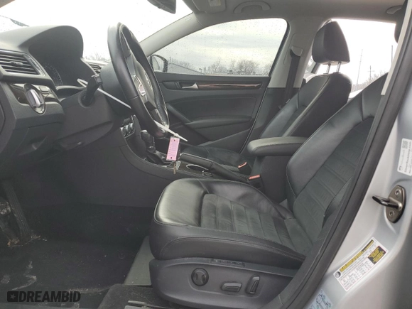 2014 Volkswagen Passat SEL Premium with VIN 1VWCS7A32EC021279, listed as a Copart auction lot 85785544 with 66,829 mi miles and Salvage Title. Bid and sale history available at carsss.com. Image 7.