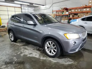 2013 BMW X3 xDrive35i with VIN 5UXWX7C54DL982186, listed as a Copart auction lot 89326175 with 136,622 mi miles and Salvage Title. Bid and sale history available at DreamBid. Image 4.