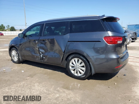 2016 Kia Sedona SX with VIN KNDMC5C10G6137781, listed as a Copart auction lot 72369314 with 36,808 mi miles and Salvage Title. Bid and sale history available at carsss.com. Image 2.