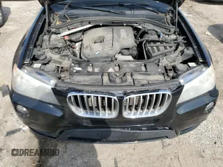 2011 BMW X3 28i with VIN 5UXWX5C50BL705875, listed as a Copart auction lot 54550395 with 133,975 mi miles and Clean Title. Bid and sale history available at DreamBid. Image 12.