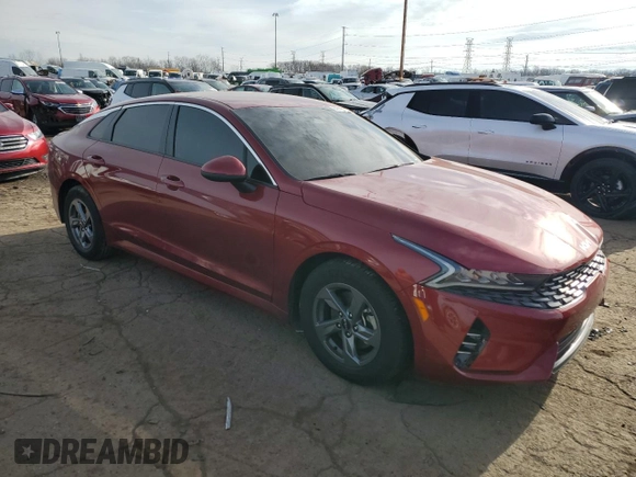 2024 Kia K5 LXS with VIN 5XXG14J2XRG249789, listed as a Copart auction lot 82618724 with 22,730 mi miles and Salvage Title. Bid and sale history available at carsss.com. Image 4.