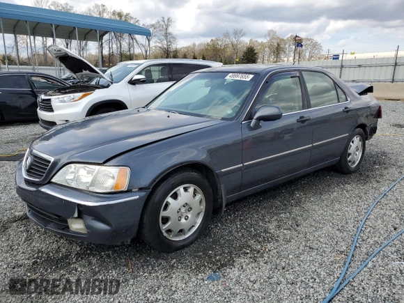 2004 Acura RL w/Navigation System with VIN JH4KA96604C007250, listed as a Copart auction lot 49997655 with 236,342 mi miles and Salvage Title. Bid and sale history available at DreamBid. Image 1.