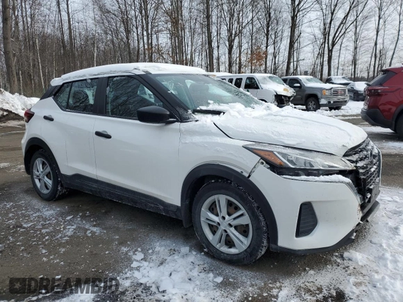 2021 Nissan Kicks S with VIN 3N1CP5BV0ML552656, listed as a Copart auction lot 44623515 with 48,757 mi miles and Salvage Title. Bid and sale history available at carsss.com. Image 4.