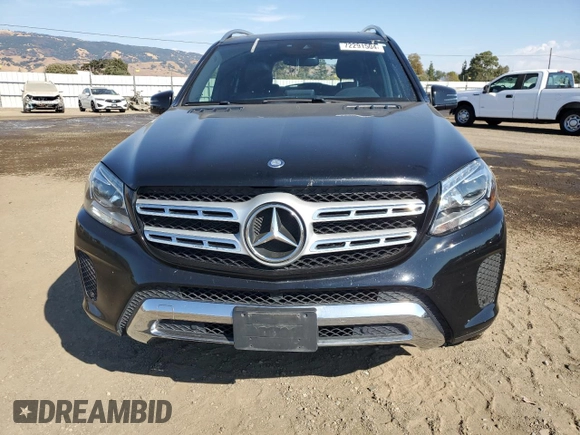 2017 Mercedes-Benz GLS 450 with VIN 4JGDF6EE9HA870581, listed as a Copart auction lot 72291504 with 92,036 mi miles and Salvage Title. Bid and sale history available at DreamBid. Image 5.