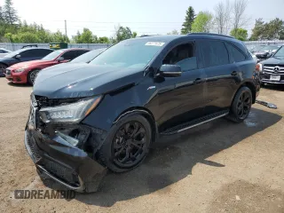 2019 Acura MDX Technology with VIN 5J8YD4H0XKL804991, listed as a Copart auction lot 58271675 with 82,651 mi miles and Salvage title. Bid and sale history available at DreamBid. Image 1.