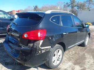 2013 Nissan Rogue S with VIN JN8AS5MV1DW600390, listed as a IAAI auction lot 41617632 with 106,584 mi miles and . Bid and sale history available at DreamBid. Image 4.