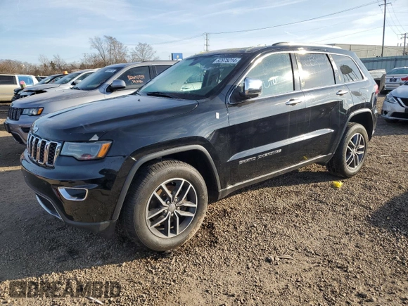 2018 Jeep Grand Cherokee Limited with VIN 1C4RJFBG0JC298468, listed as a Copart auction lot 82975214 with 57,499 mi miles and Salvage Title. Bid and sale history available at carsss.com. Image 1.