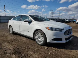 2015 Ford Fusion S Hybrid with VIN 3FA6P0UU9FR190933, listed as a Copart auction lot 50123655 with 151,901 mi miles and Salvage Title. Bid and sale history available at carsss.com. Image 4.