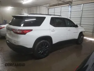 2021 Chevrolet Traverse RS with VIN 1GNERJKW4MJ150798, listed as a Copart auction lot 85663944 with 55,998 mi miles and Salvage Title. Bid and sale history available at carsss.com. Image 3.