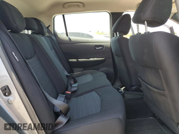2024 Nissan LEAF S with VIN 1N4AZ1BV2RC551010, listed as a Copart auction lot 59508015 with 18,674 mi miles and Salvage title. Bid and sale history available at DreamBid. Image 10.